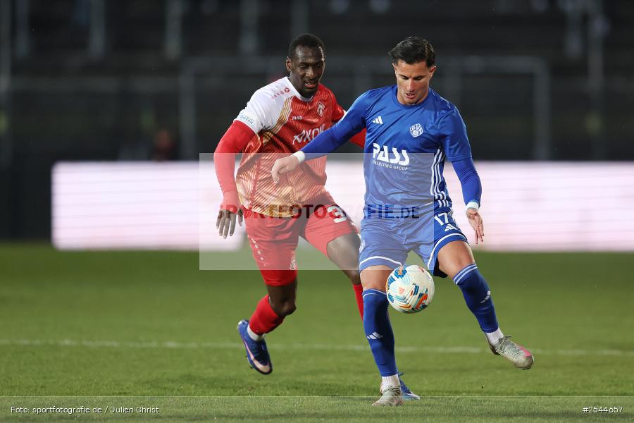 AKON Arena, Würzburg, 20.03.2026, sport, Fussball, 24. Spieltag, Regionalliga Bayern, SV Viktoria Aschaffenburg, FC Würzburger Kickers - Bild-ID: 2544657