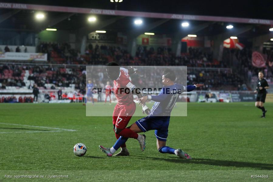 AKON Arena, Würzburg, 20.03.2026, sport, Fussball, 24. Spieltag, Regionalliga Bayern, SV Viktoria Aschaffenburg, FC Würzburger Kickers - Bild-ID: 2544663