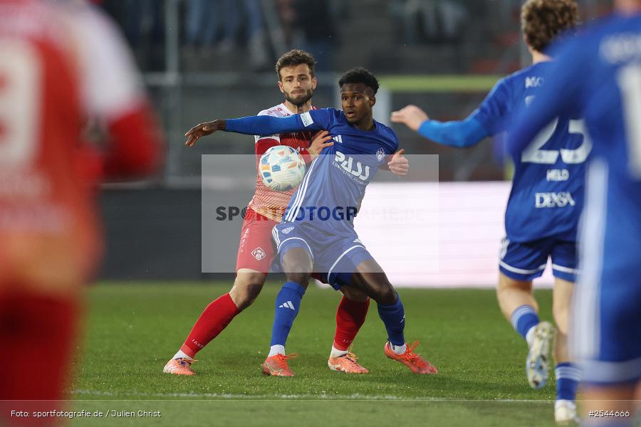 AKON Arena, Würzburg, 20.03.2026, sport, Fussball, 24. Spieltag, Regionalliga Bayern, SV Viktoria Aschaffenburg, FC Würzburger Kickers - Bild-ID: 2544666