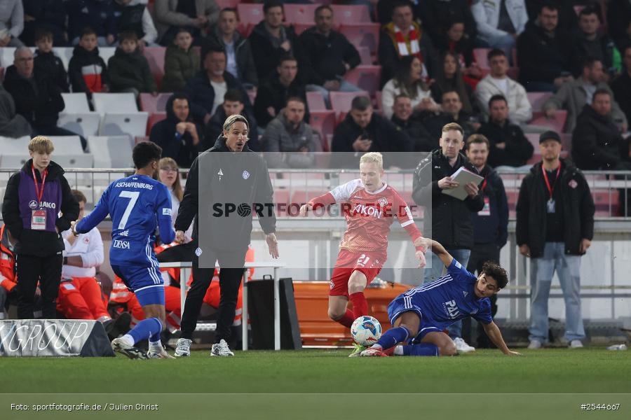 AKON Arena, Würzburg, 20.03.2026, sport, Fussball, 24. Spieltag, Regionalliga Bayern, SV Viktoria Aschaffenburg, FC Würzburger Kickers - Bild-ID: 2544667