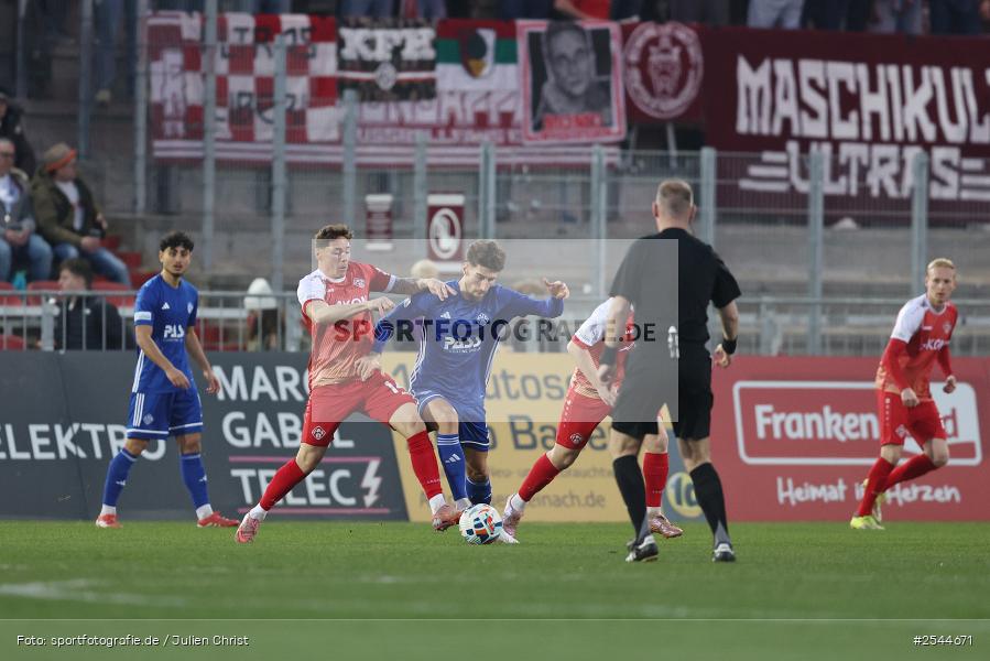 AKON Arena, Würzburg, 20.03.2026, sport, Fussball, 24. Spieltag, Regionalliga Bayern, SV Viktoria Aschaffenburg, FC Würzburger Kickers - Bild-ID: 2544671