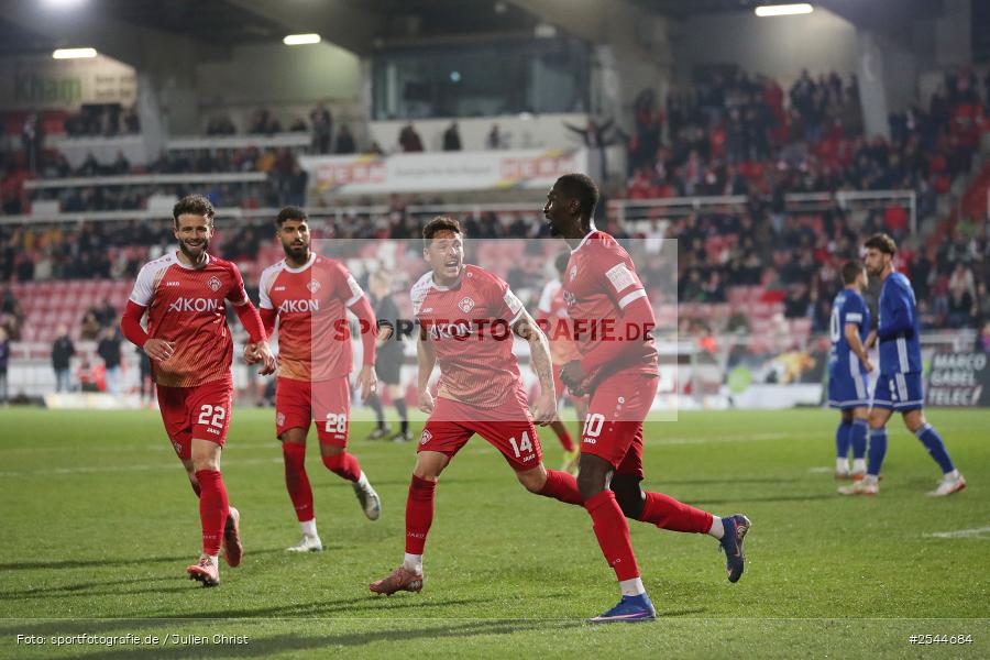AKON Arena, Würzburg, 20.03.2026, sport, Fussball, 24. Spieltag, Regionalliga Bayern, SV Viktoria Aschaffenburg, FC Würzburger Kickers - Bild-ID: 2544684