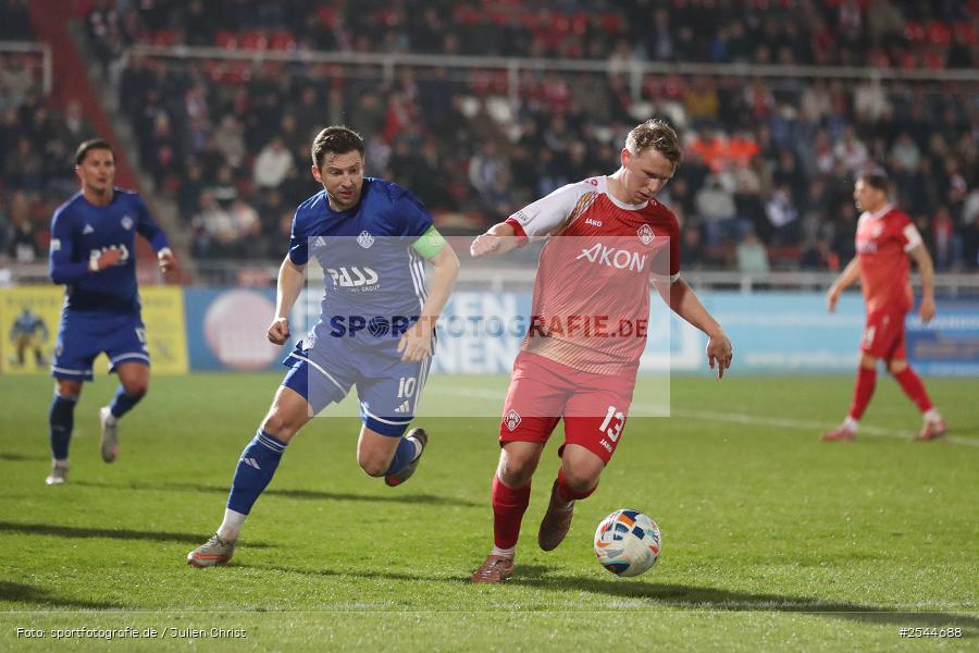 AKON Arena, Würzburg, 20.03.2026, sport, Fussball, 24. Spieltag, Regionalliga Bayern, SV Viktoria Aschaffenburg, FC Würzburger Kickers - Bild-ID: 2544688