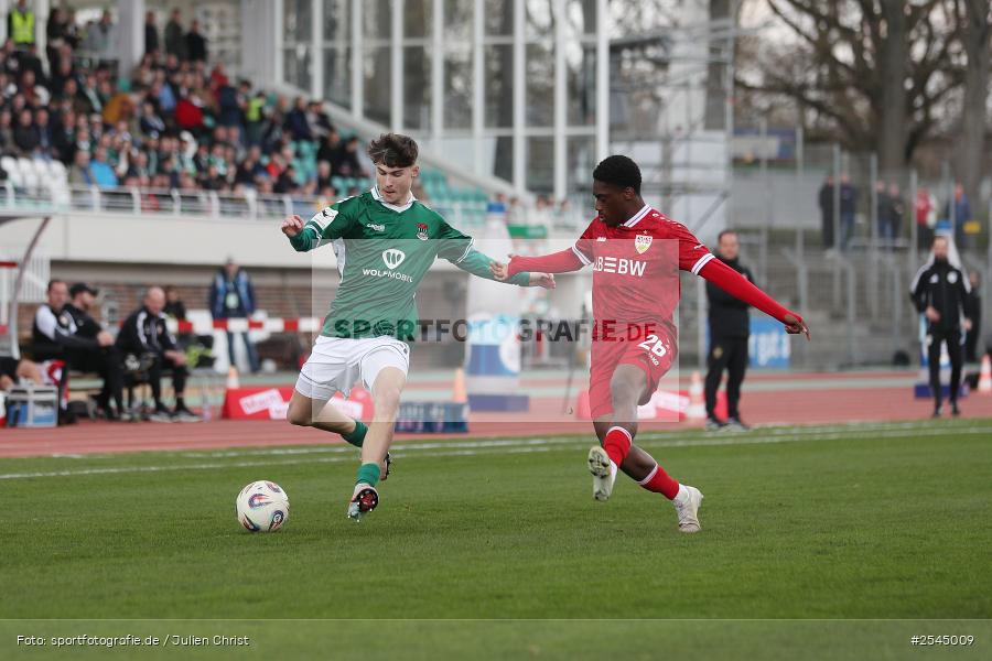 Sachs Stadion, Schweinfurt, 21.03.2026, sport, Fussball, DFB, 30. Spieltag, 3. Liga, VfB Stuttgart II, 1. FC Schweinfurt 1905 - Bild-ID: 2545009