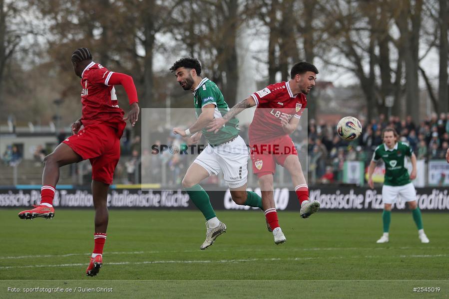 Sachs Stadion, Schweinfurt, 21.03.2026, sport, Fussball, DFB, 30. Spieltag, 3. Liga, VfB Stuttgart II, 1. FC Schweinfurt 1905 - Bild-ID: 2545019