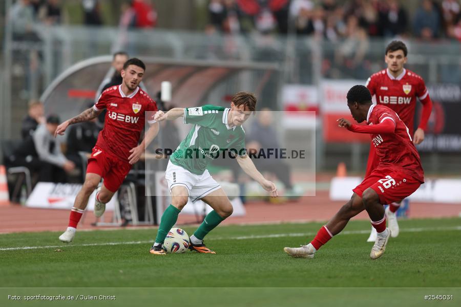 Sachs Stadion, Schweinfurt, 21.03.2026, sport, Fussball, DFB, 30. Spieltag, 3. Liga, VfB Stuttgart II, 1. FC Schweinfurt 1905 - Bild-ID: 2545031