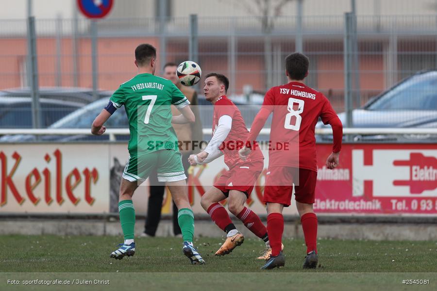 Sportgelände, Karlstadt, 22.03.2026, sport, Fussball, 22. Spieltag, Kreisliga Würzburg Gr. 2, TSV Homburg, FV Karlstadt - Bild-ID: 2545081