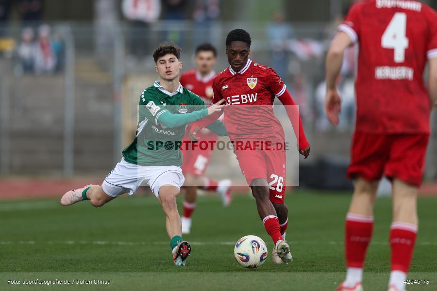 sport, VfB Stuttgart II, Schweinfurt, Sachs Stadion, Fussball, DFB, 30. Spieltag, 3. Liga, 21.03.2026, 1. FC Schweinfurt 1905 - Bild-ID: 2545173