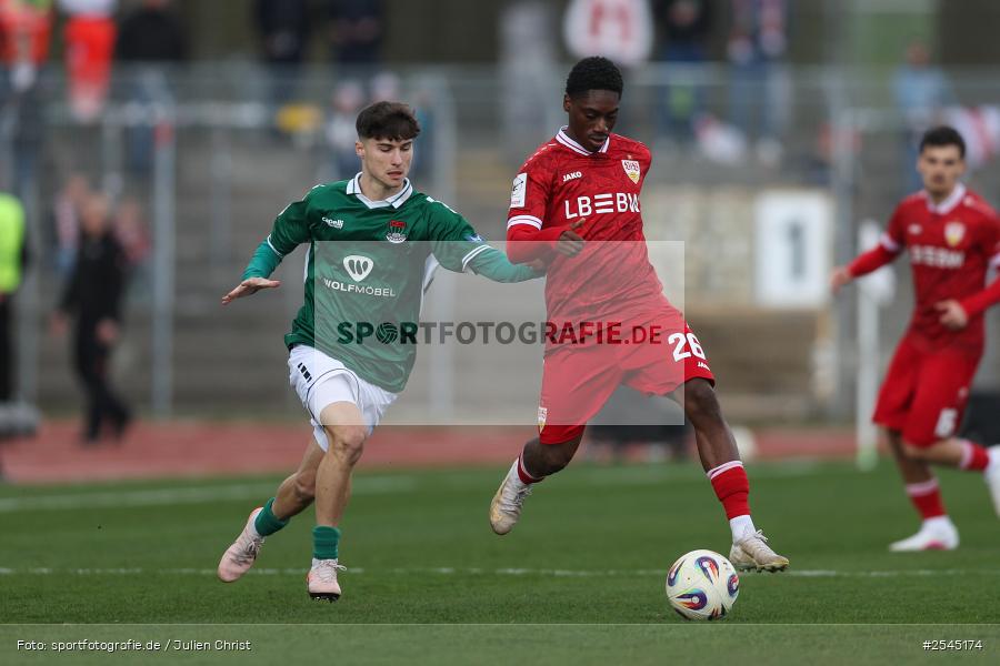 sport, VfB Stuttgart II, Schweinfurt, Sachs Stadion, Fussball, DFB, 30. Spieltag, 3. Liga, 21.03.2026, 1. FC Schweinfurt 1905 - Bild-ID: 2545174