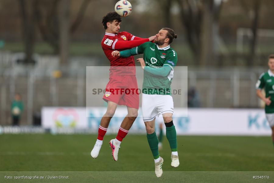sport, VfB Stuttgart II, Schweinfurt, Sachs Stadion, Fussball, DFB, 30. Spieltag, 3. Liga, 21.03.2026, 1. FC Schweinfurt 1905 - Bild-ID: 2545176