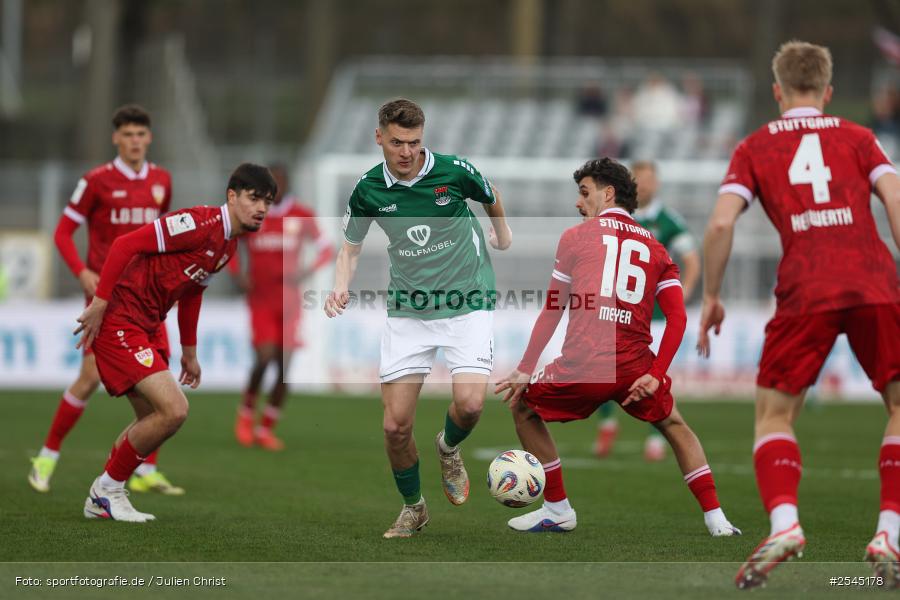 sport, VfB Stuttgart II, Schweinfurt, Sachs Stadion, Fussball, DFB, 30. Spieltag, 3. Liga, 21.03.2026, 1. FC Schweinfurt 1905 - Bild-ID: 2545178
