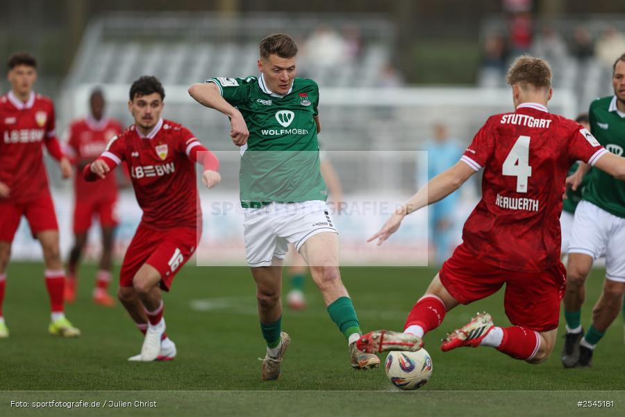 sport, VfB Stuttgart II, Schweinfurt, Sachs Stadion, Fussball, DFB, 30. Spieltag, 3. Liga, 21.03.2026, 1. FC Schweinfurt 1905 - Bild-ID: 2545181