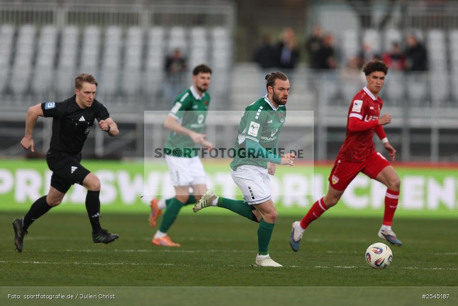sport, VfB Stuttgart II, Schweinfurt, Sachs Stadion, Fussball, DFB, 30. Spieltag, 3. Liga, 21.03.2026, 1. FC Schweinfurt 1905 - Bild-ID: 2545187