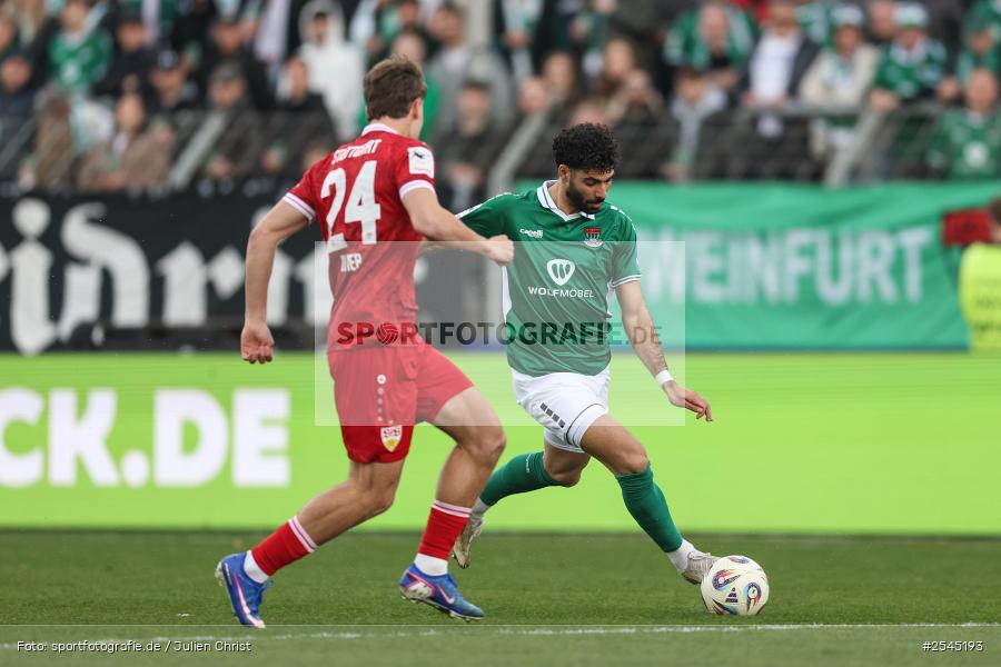sport, VfB Stuttgart II, Schweinfurt, Sachs Stadion, Fussball, DFB, 30. Spieltag, 3. Liga, 21.03.2026, 1. FC Schweinfurt 1905 - Bild-ID: 2545193