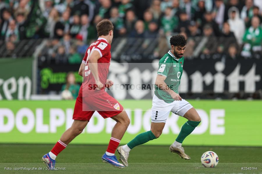 sport, VfB Stuttgart II, Schweinfurt, Sachs Stadion, Fussball, DFB, 30. Spieltag, 3. Liga, 21.03.2026, 1. FC Schweinfurt 1905 - Bild-ID: 2545194