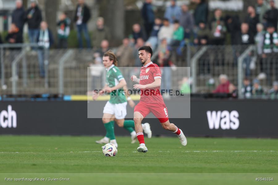 sport, VfB Stuttgart II, Schweinfurt, Sachs Stadion, Fussball, DFB, 30. Spieltag, 3. Liga, 21.03.2026, 1. FC Schweinfurt 1905 - Bild-ID: 2545234