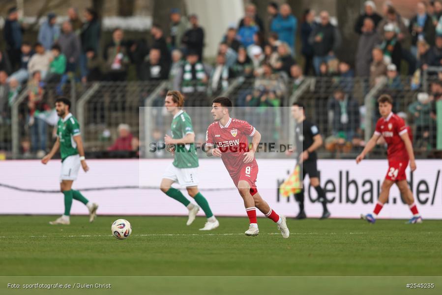 sport, VfB Stuttgart II, Schweinfurt, Sachs Stadion, Fussball, DFB, 30. Spieltag, 3. Liga, 21.03.2026, 1. FC Schweinfurt 1905 - Bild-ID: 2545235