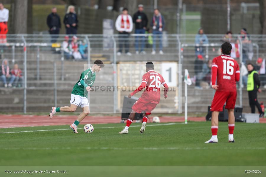 sport, VfB Stuttgart II, Schweinfurt, Sachs Stadion, Fussball, DFB, 30. Spieltag, 3. Liga, 21.03.2026, 1. FC Schweinfurt 1905 - Bild-ID: 2545236