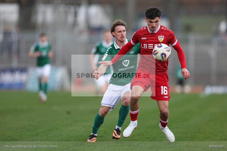sport, VfB Stuttgart II, Schweinfurt, Sachs Stadion, Fussball, DFB, 30. Spieltag, 3. Liga, 21.03.2026, 1. FC Schweinfurt 1905 - Bild-ID: 2545241