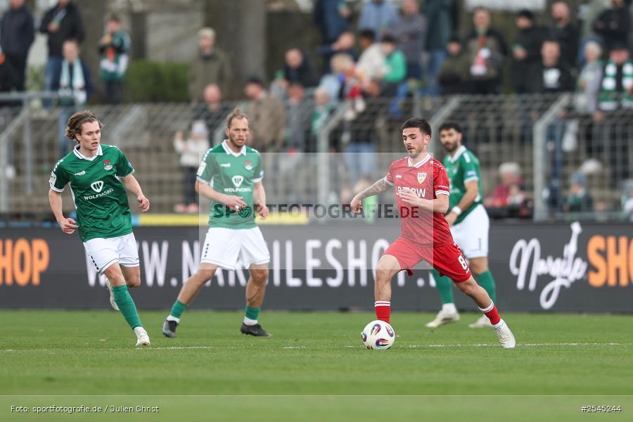 sport, VfB Stuttgart II, Schweinfurt, Sachs Stadion, Fussball, DFB, 30. Spieltag, 3. Liga, 21.03.2026, 1. FC Schweinfurt 1905 - Bild-ID: 2545244