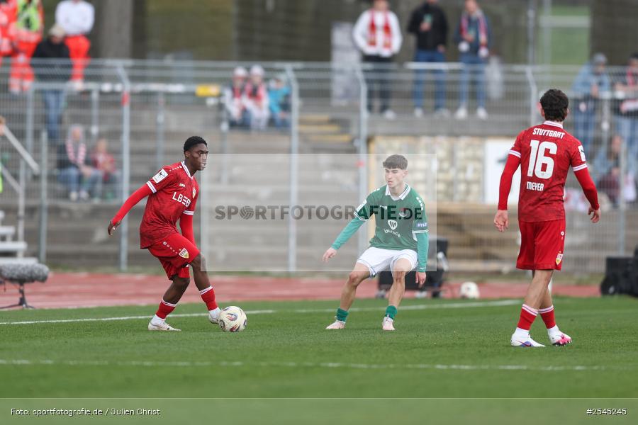 sport, VfB Stuttgart II, Schweinfurt, Sachs Stadion, Fussball, DFB, 30. Spieltag, 3. Liga, 21.03.2026, 1. FC Schweinfurt 1905 - Bild-ID: 2545245