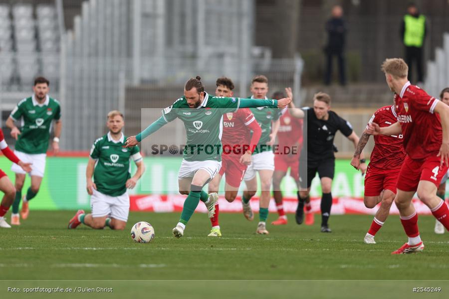 sport, VfB Stuttgart II, Schweinfurt, Sachs Stadion, Fussball, DFB, 30. Spieltag, 3. Liga, 21.03.2026, 1. FC Schweinfurt 1905 - Bild-ID: 2545249