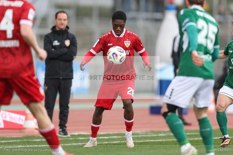 sport, VfB Stuttgart II, Schweinfurt, Sachs Stadion, Fussball, DFB, 30. Spieltag, 3. Liga, 21.03.2026, 1. FC Schweinfurt 1905 - Bild-ID: 2545253