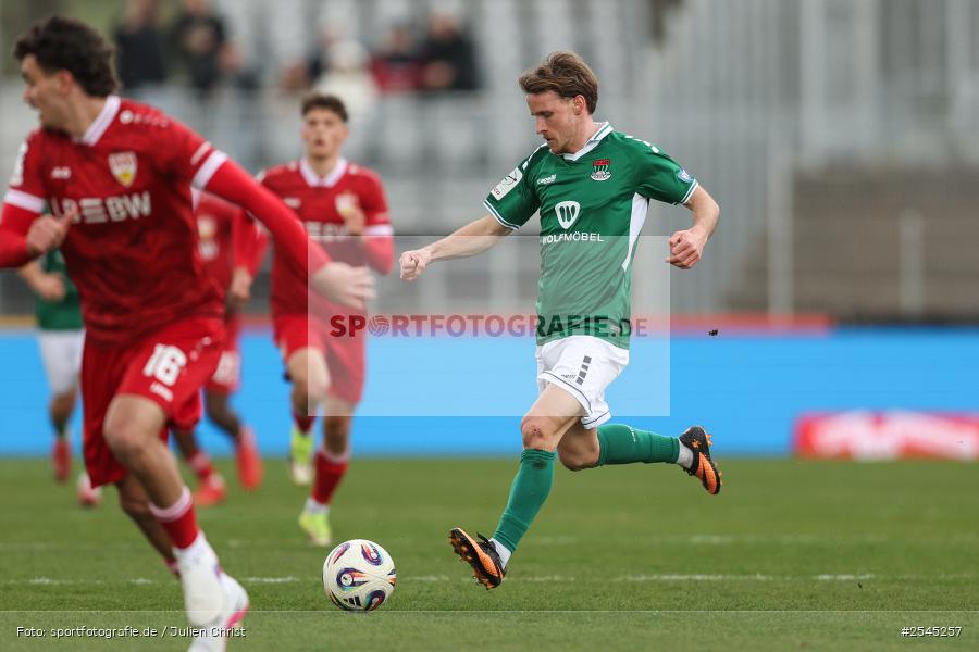 sport, VfB Stuttgart II, Schweinfurt, Sachs Stadion, Fussball, DFB, 30. Spieltag, 3. Liga, 21.03.2026, 1. FC Schweinfurt 1905 - Bild-ID: 2545257
