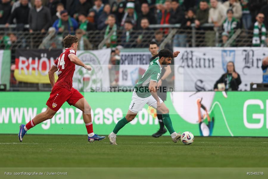 sport, VfB Stuttgart II, Schweinfurt, Sachs Stadion, Fussball, DFB, 30. Spieltag, 3. Liga, 21.03.2026, 1. FC Schweinfurt 1905 - Bild-ID: 2545278
