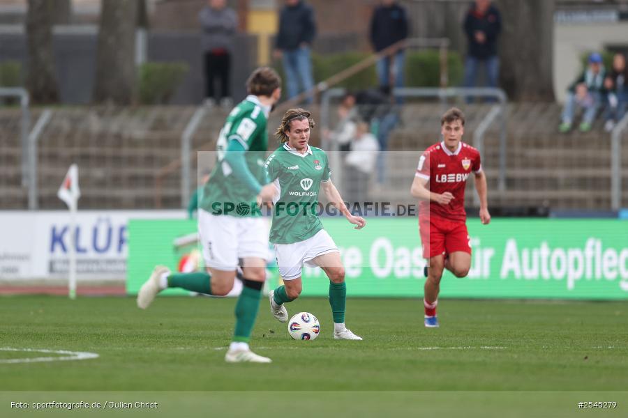 sport, VfB Stuttgart II, Schweinfurt, Sachs Stadion, Fussball, DFB, 30. Spieltag, 3. Liga, 21.03.2026, 1. FC Schweinfurt 1905 - Bild-ID: 2545279