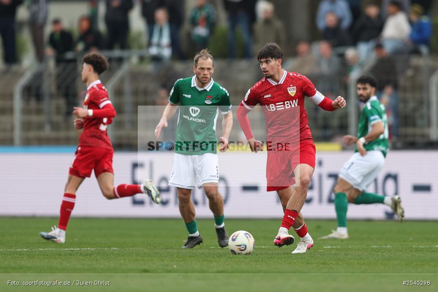sport, VfB Stuttgart II, Schweinfurt, Sachs Stadion, Fussball, DFB, 30. Spieltag, 3. Liga, 21.03.2026, 1. FC Schweinfurt 1905 - Bild-ID: 2545298