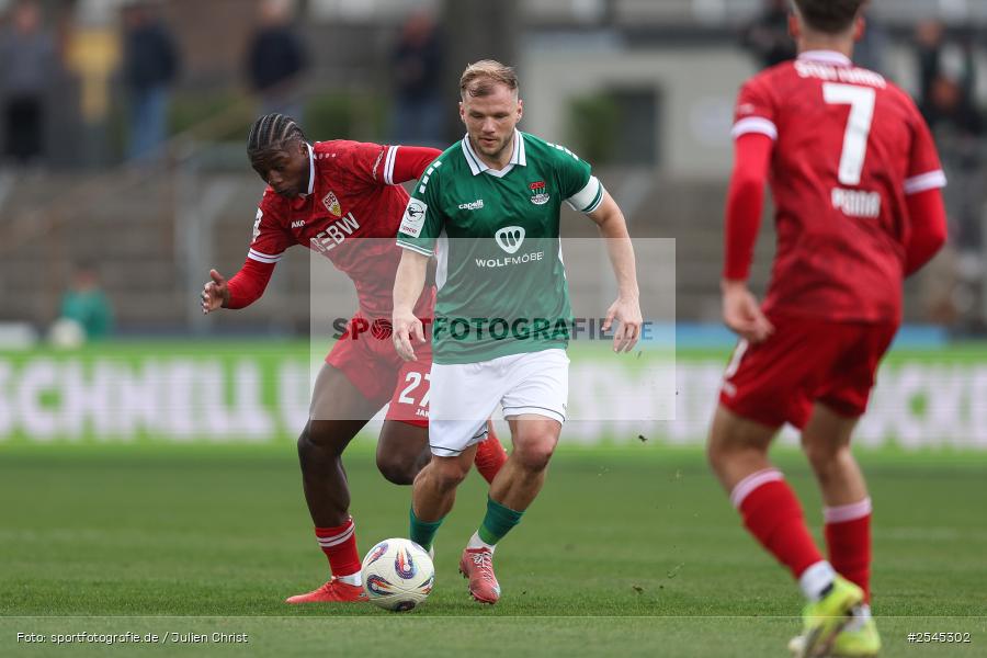 sport, VfB Stuttgart II, Schweinfurt, Sachs Stadion, Fussball, DFB, 30. Spieltag, 3. Liga, 21.03.2026, 1. FC Schweinfurt 1905 - Bild-ID: 2545302
