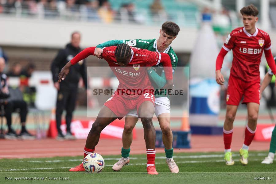 sport, VfB Stuttgart II, Schweinfurt, Sachs Stadion, Fussball, DFB, 30. Spieltag, 3. Liga, 21.03.2026, 1. FC Schweinfurt 1905 - Bild-ID: 2545316