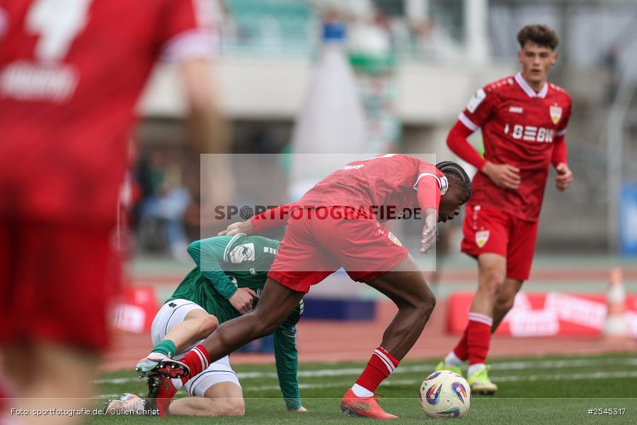 sport, VfB Stuttgart II, Schweinfurt, Sachs Stadion, Fussball, DFB, 30. Spieltag, 3. Liga, 21.03.2026, 1. FC Schweinfurt 1905 - Bild-ID: 2545317