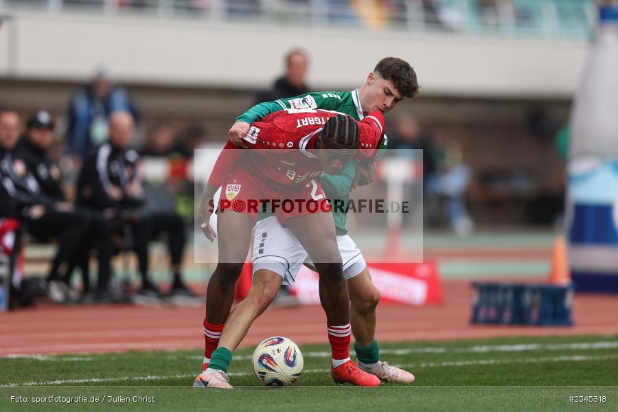sport, VfB Stuttgart II, Schweinfurt, Sachs Stadion, Fussball, DFB, 30. Spieltag, 3. Liga, 21.03.2026, 1. FC Schweinfurt 1905 - Bild-ID: 2545318