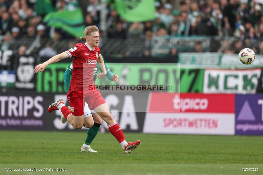 sport, VfB Stuttgart II, Schweinfurt, Sachs Stadion, Fussball, DFB, 30. Spieltag, 3. Liga, 21.03.2026, 1. FC Schweinfurt 1905 - Bild-ID: 2545323
