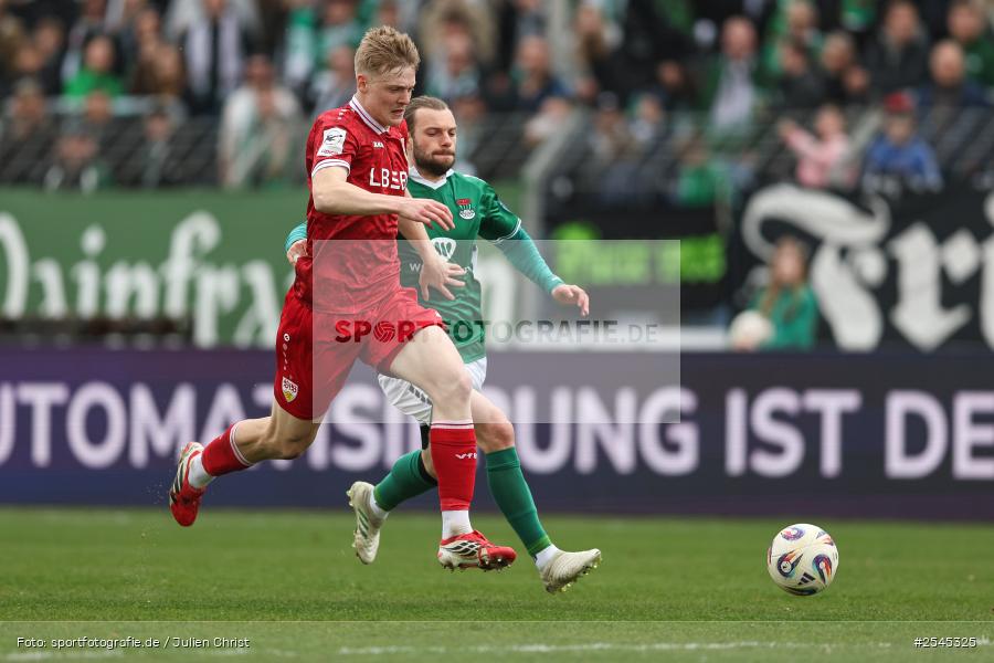 sport, VfB Stuttgart II, Schweinfurt, Sachs Stadion, Fussball, DFB, 30. Spieltag, 3. Liga, 21.03.2026, 1. FC Schweinfurt 1905 - Bild-ID: 2545325