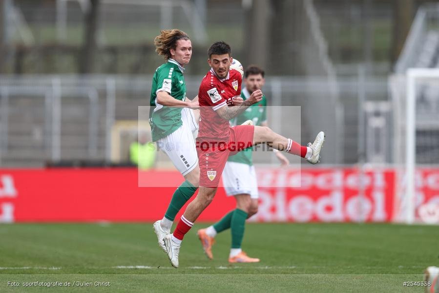 sport, VfB Stuttgart II, Schweinfurt, Sachs Stadion, Fussball, DFB, 30. Spieltag, 3. Liga, 21.03.2026, 1. FC Schweinfurt 1905 - Bild-ID: 2545338