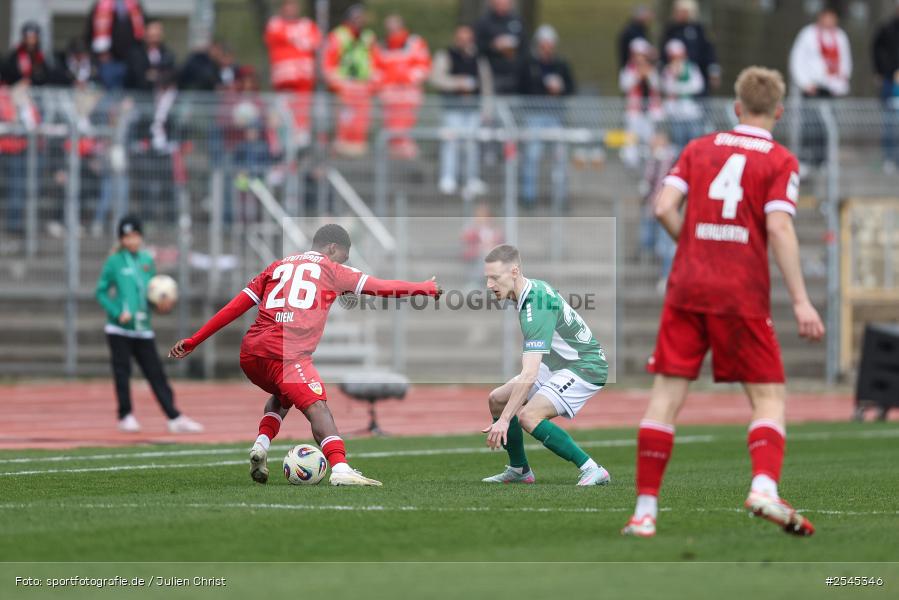 sport, VfB Stuttgart II, Schweinfurt, Sachs Stadion, Fussball, DFB, 30. Spieltag, 3. Liga, 21.03.2026, 1. FC Schweinfurt 1905 - Bild-ID: 2545346