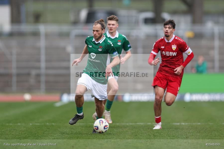 sport, VfB Stuttgart II, Schweinfurt, Sachs Stadion, Fussball, DFB, 30. Spieltag, 3. Liga, 21.03.2026, 1. FC Schweinfurt 1905 - Bild-ID: 2545350