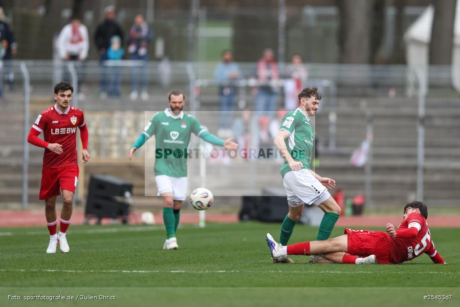 sport, VfB Stuttgart II, Schweinfurt, Sachs Stadion, Fussball, DFB, 30. Spieltag, 3. Liga, 21.03.2026, 1. FC Schweinfurt 1905 - Bild-ID: 2545367