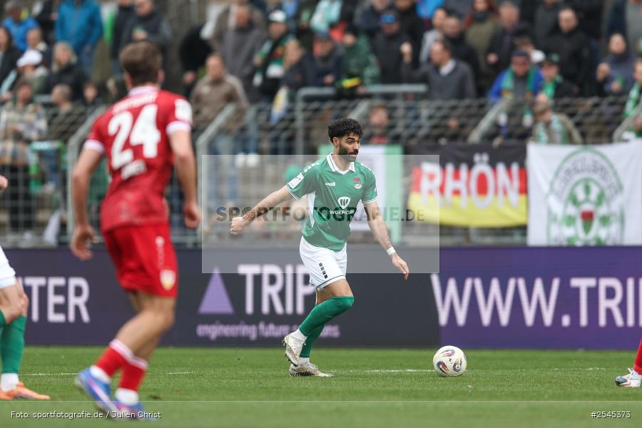 sport, VfB Stuttgart II, Schweinfurt, Sachs Stadion, Fussball, DFB, 30. Spieltag, 3. Liga, 21.03.2026, 1. FC Schweinfurt 1905 - Bild-ID: 2545373