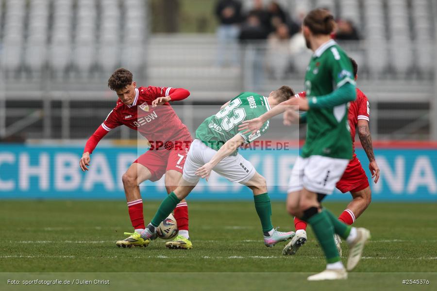 sport, VfB Stuttgart II, Schweinfurt, Sachs Stadion, Fussball, DFB, 30. Spieltag, 3. Liga, 21.03.2026, 1. FC Schweinfurt 1905 - Bild-ID: 2545376