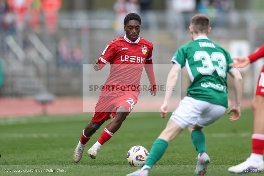 sport, VfB Stuttgart II, Schweinfurt, Sachs Stadion, Fussball, DFB, 30. Spieltag, 3. Liga, 21.03.2026, 1. FC Schweinfurt 1905 - Bild-ID: 2545384