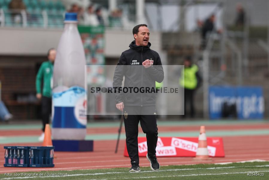 sport, VfB Stuttgart II, Schweinfurt, Sachs Stadion, Fussball, DFB, 30. Spieltag, 3. Liga, 21.03.2026, 1. FC Schweinfurt 1905 - Bild-ID: 2545420