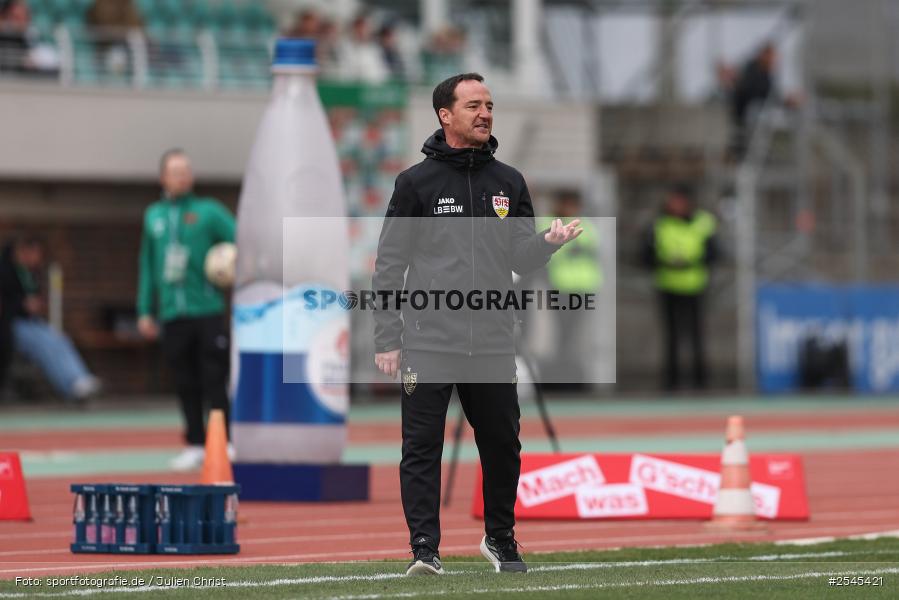sport, VfB Stuttgart II, Schweinfurt, Sachs Stadion, Fussball, DFB, 30. Spieltag, 3. Liga, 21.03.2026, 1. FC Schweinfurt 1905 - Bild-ID: 2545421