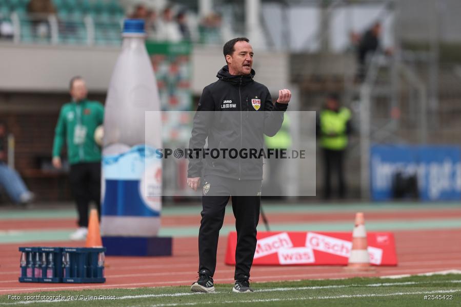 sport, VfB Stuttgart II, Schweinfurt, Sachs Stadion, Fussball, DFB, 30. Spieltag, 3. Liga, 21.03.2026, 1. FC Schweinfurt 1905 - Bild-ID: 2545422