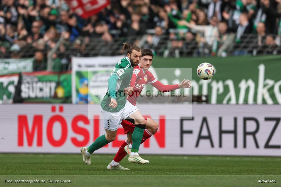sport, VfB Stuttgart II, Schweinfurt, Sachs Stadion, Fussball, DFB, 30. Spieltag, 3. Liga, 21.03.2026, 1. FC Schweinfurt 1905 - Bild-ID: 2545452