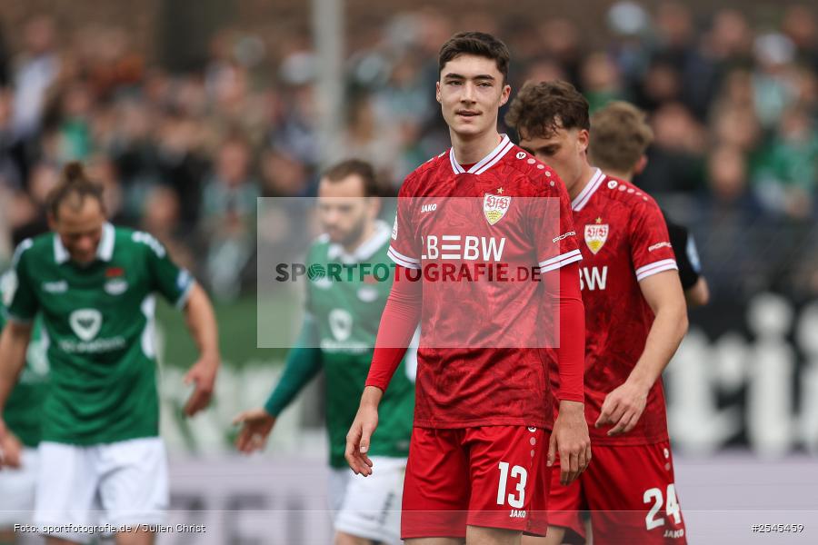 sport, VfB Stuttgart II, Schweinfurt, Sachs Stadion, Fussball, DFB, 30. Spieltag, 3. Liga, 21.03.2026, 1. FC Schweinfurt 1905 - Bild-ID: 2545459