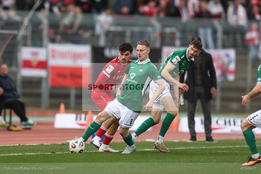 sport, VfB Stuttgart II, Schweinfurt, Sachs Stadion, Fussball, DFB, 30. Spieltag, 3. Liga, 21.03.2026, 1. FC Schweinfurt 1905 - Bild-ID: 2545471